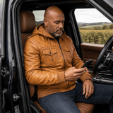 H.D Crypto Leather Jacket - Handsome Dans