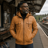 H.D Crypto Leather Jacket - Handsome Dans
