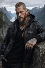 H.D Crypto Leather Jacket - Handsome Dans