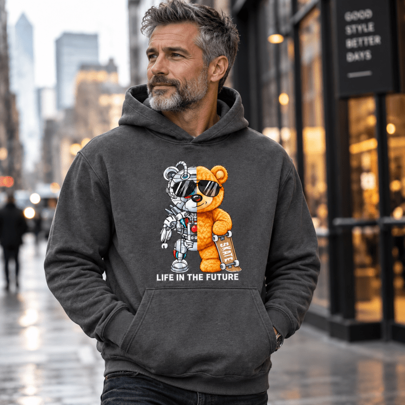 H.D Cyborg Hoodie - Handsome Dans