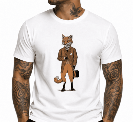 H.D Dapper Fox T-Shirt - Handsome Dans