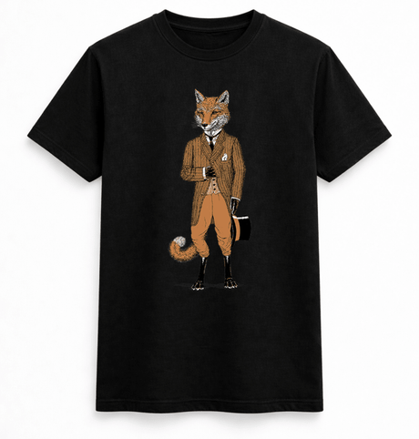 H.D Dapper Fox T-Shirt - Handsome Dans