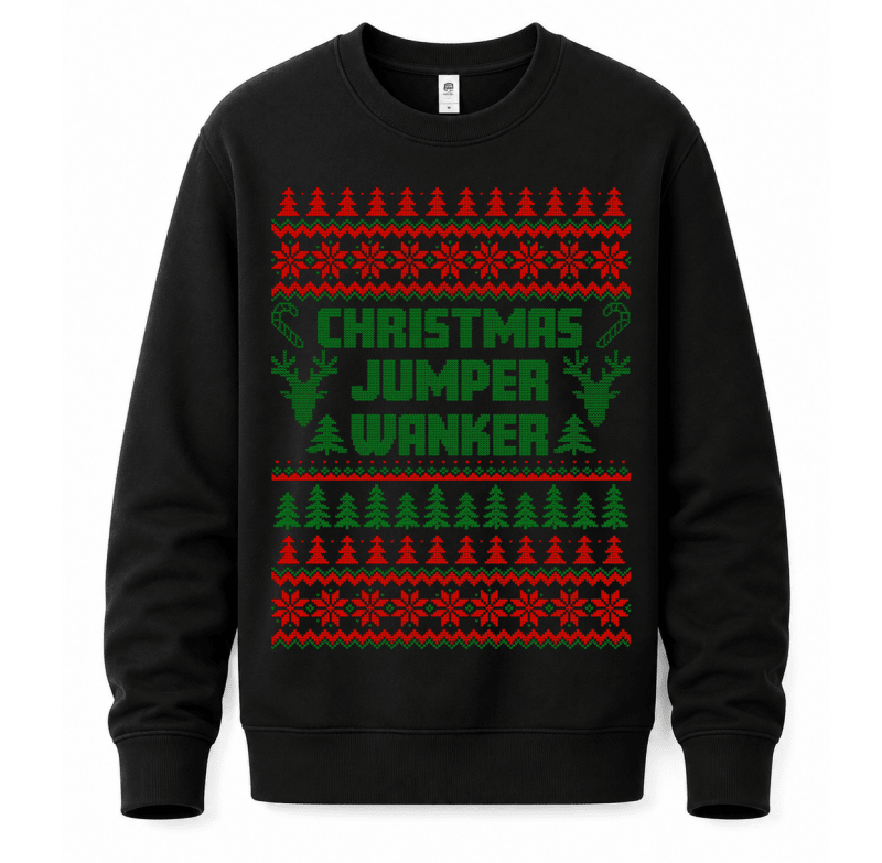 H.D Festive AF – Funny Christmas Jumper - Handsome Dans