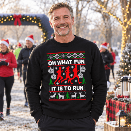 H.D Fun Run - Funny Christmas Jumper - Handsome Dans