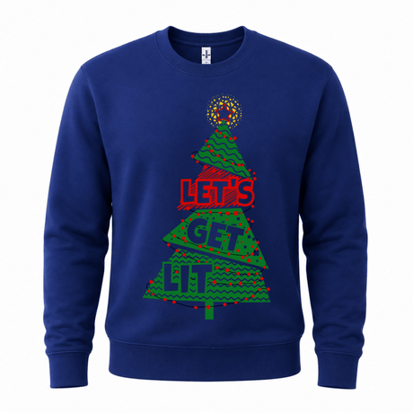 H.D Get Lit – Funny Christmas Jumper - Handsome Dans