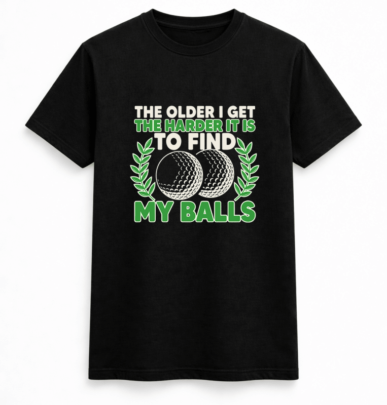 H.D Golf Balls T-Shirt - Handsome Dans