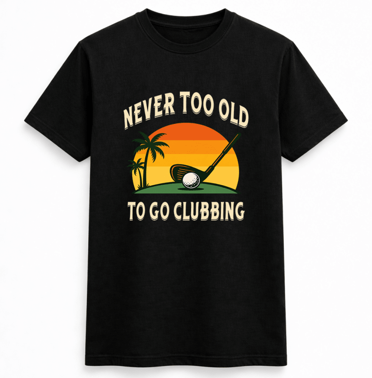H.D Golf Clubbing T-Shirt - Handsome Dans