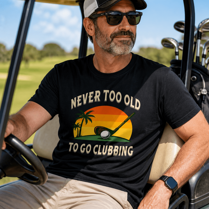 H.D Golf Clubbing T-Shirt - Handsome Dans