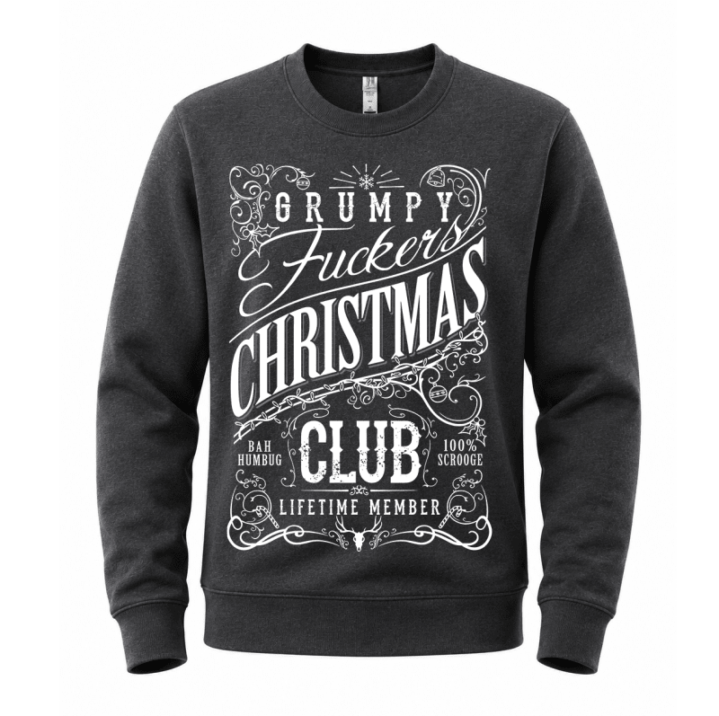 H.D Grumpy – Funny Christmas Jumper - Handsome Dans