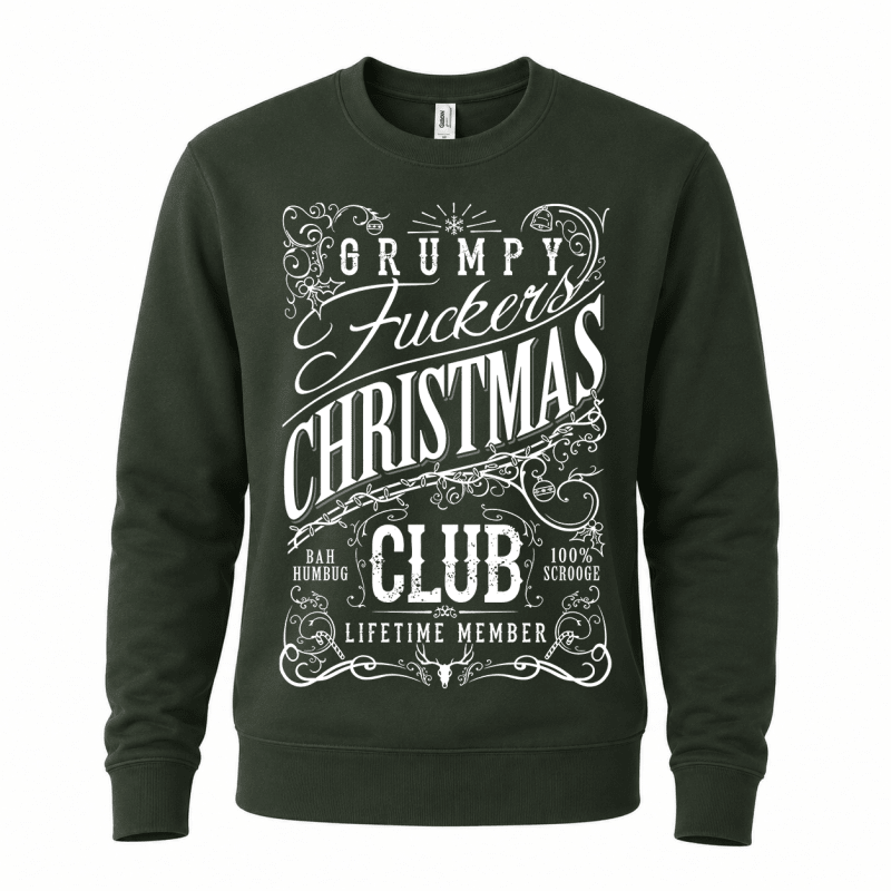 H.D Grumpy – Funny Christmas Jumper - Handsome Dans