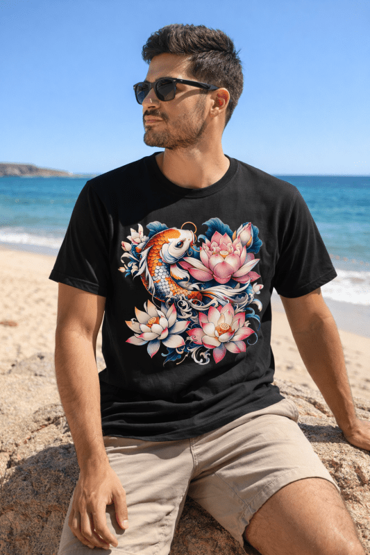 H.D Koi T-Shirt - Handsome Dans