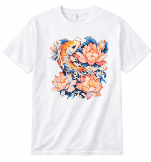 H.D Koi T-Shirt - Handsome Dans