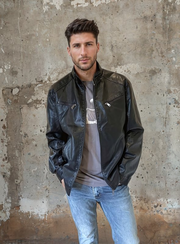 H.D Milano Leather Jacket - Handsome Dans