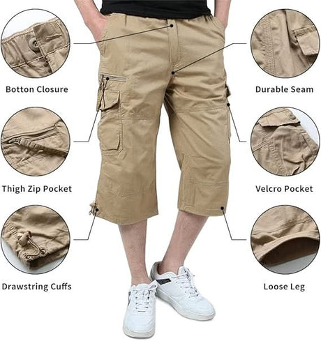 H.D Molecule 3/4 Shorts - Handsome Dans