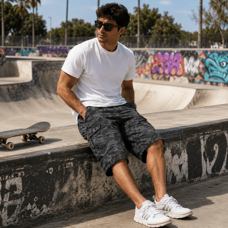 H.D Molecule 3/4 Shorts - Handsome Dans
