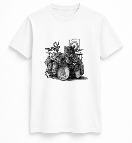 H.D Octo Drummer T-Shirt - Handsome Dans
