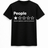 H.D People Review T-Shirt - Handsome Dans
