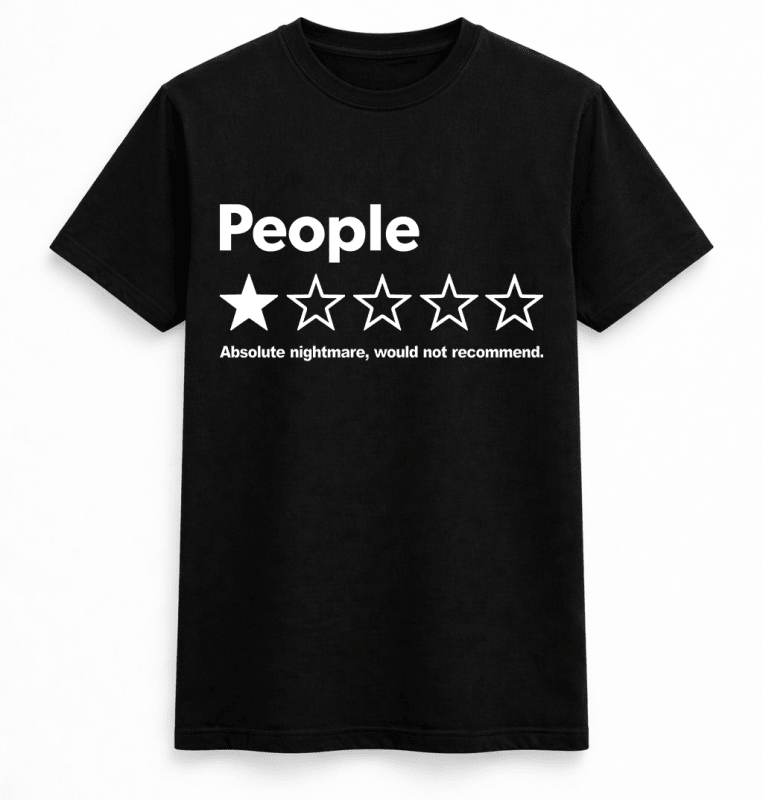 H.D People Review T-Shirt - Handsome Dans