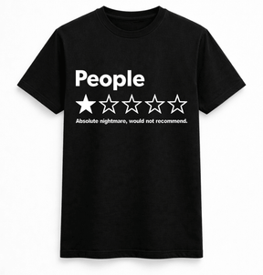 H.D People Review T-Shirt - Handsome Dans