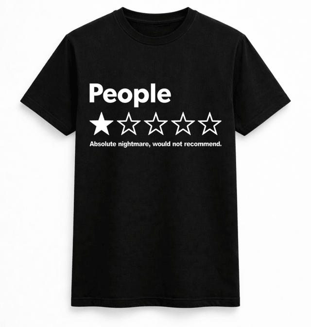 H.D People Review T-Shirt - Handsome Dans