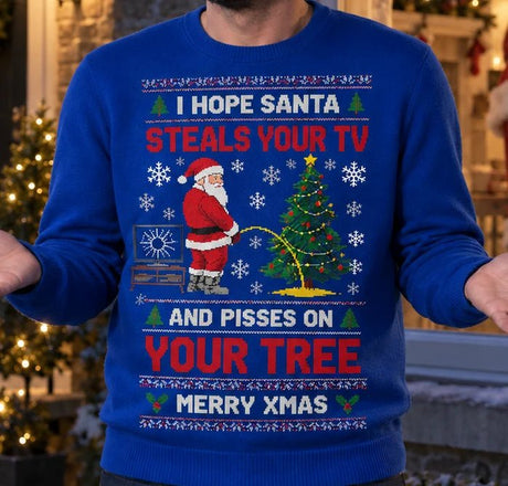 H.D Pissmass – Funny Christmas Jumper - Handsome Dans