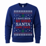 H.D Santa Came Twice (HERS) – Funny Christmas Jumper - Handsome Dans