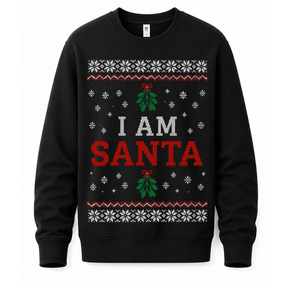 H.D Santa Came Twice (HIS) – Funny Christmas Jumper - Handsome Dans