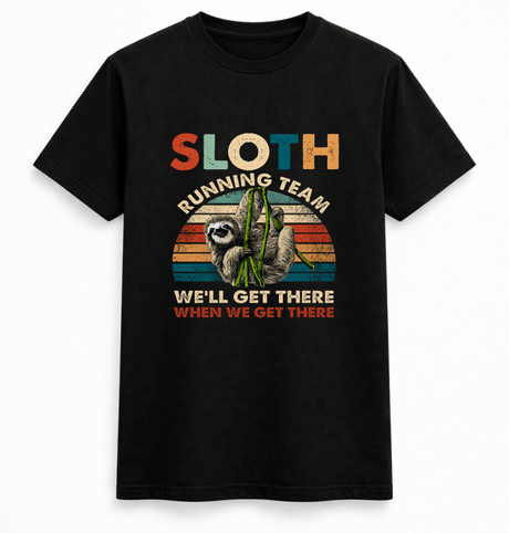 H.D Sloth Running T-Shirt - Handsome Dans