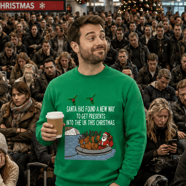 H.D Smugglerclause – Funny Christmas Jumper - Handsome Dans