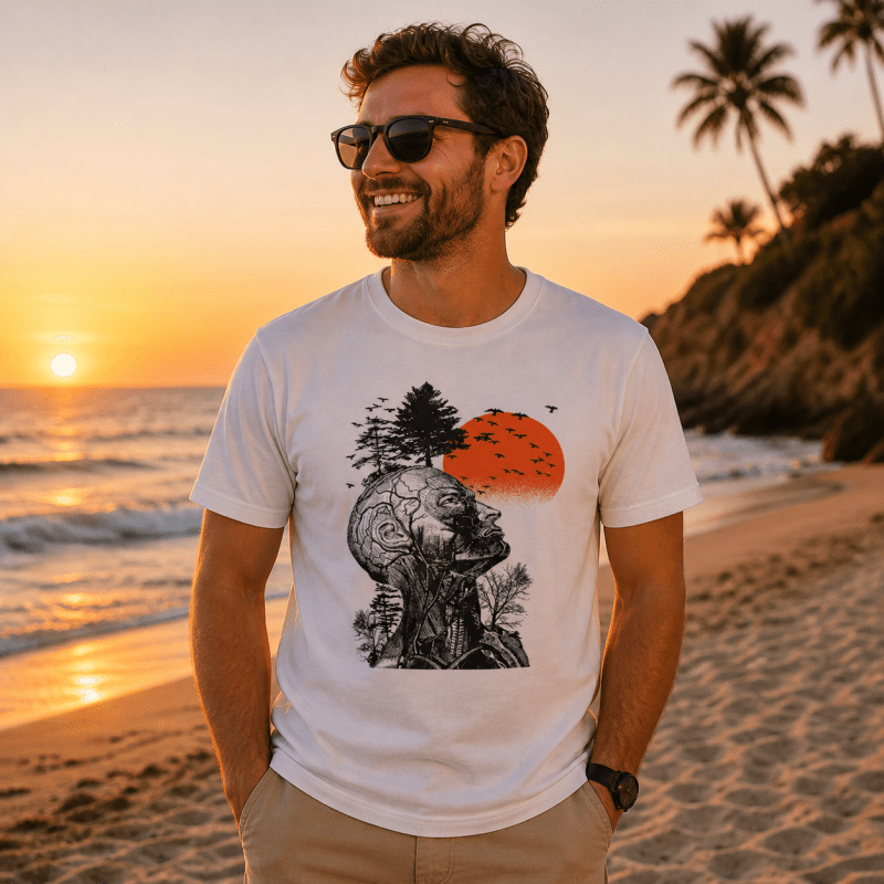 H.D Sunset T-Shirt - Handsome Dans
