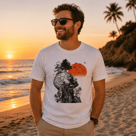 H.D Sunset T-Shirt - Handsome Dans