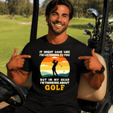 H.D Thinking Golf T-Shirt - Handsome Dans