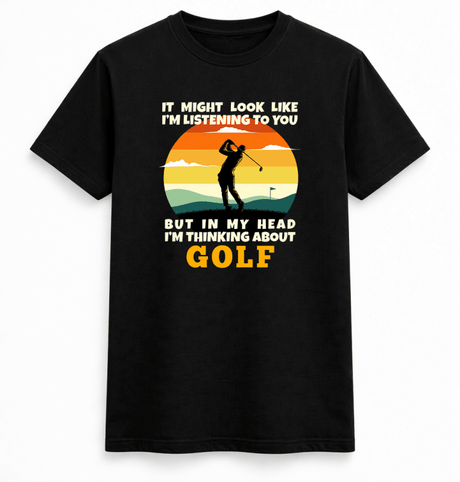 H.D Thinking Golf T-Shirt - Handsome Dans