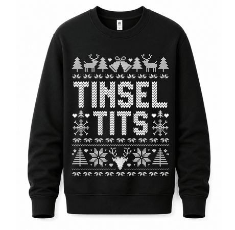H.D Tinsel & Jingle (HER) – Funny Christmas Jumper - Handsome Dans