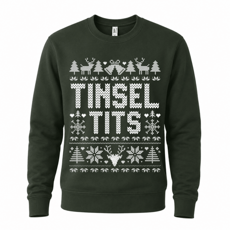 H.D Tinsel & Jingle (HER) – Funny Christmas Jumper - Handsome Dans