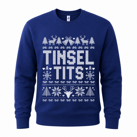 H.D Tinsel & Jingle (HER) – Funny Christmas Jumper - Handsome Dans