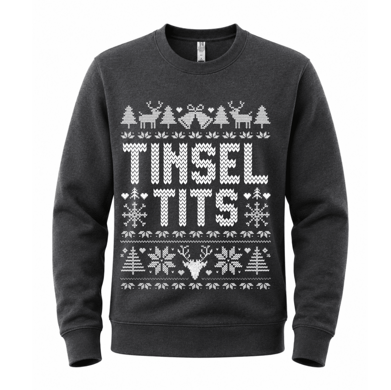 H.D Tinsel & Jingle (HER) – Funny Christmas Jumper - Handsome Dans