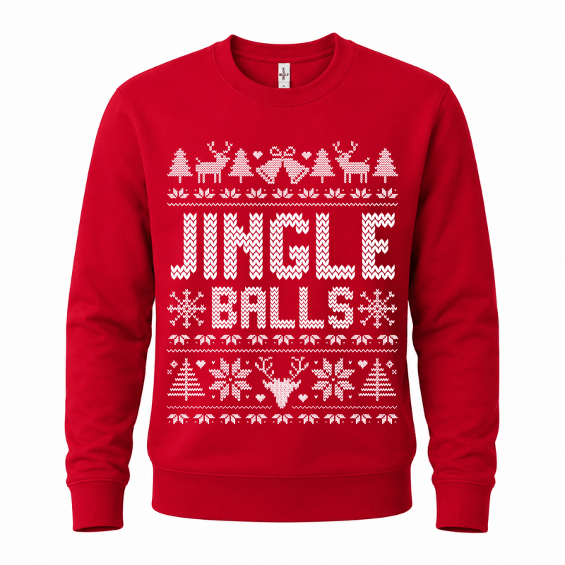 H.D Tinsel & Jingle (HIM) – Funny Christmas Jumper - Handsome Dans