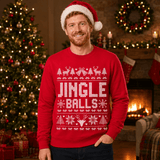 H.D Tinsel & Jingle (HIM) – Funny Christmas Jumper - Handsome Dans