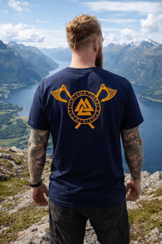 H.D Valknut T-Shirt - Handsome Dans