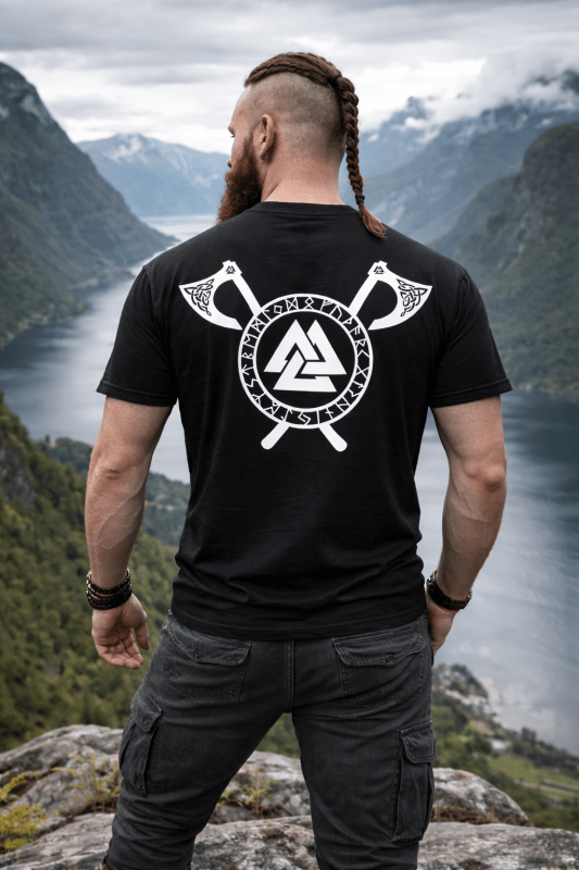 H.D Valknut T-Shirt - Handsome Dans