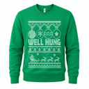 H.D Well Hung – Funny Christmas Jumper - Handsome Dans