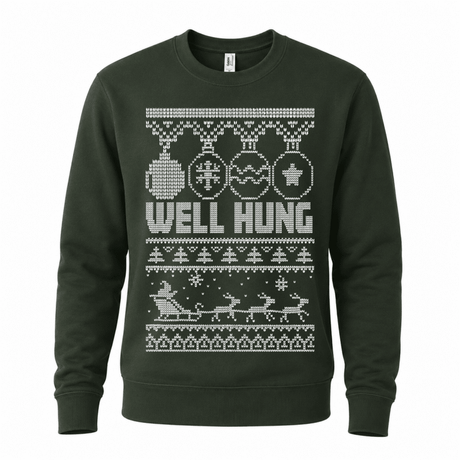 H.D Well Hung – Funny Christmas Jumper - Handsome Dans