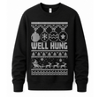 H.D Well Hung – Funny Christmas Jumper - Handsome Dans