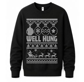H.D Well Hung – Funny Christmas Jumper - Handsome Dans