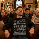 H.D Well Hung – Funny Christmas Jumper - Handsome Dans