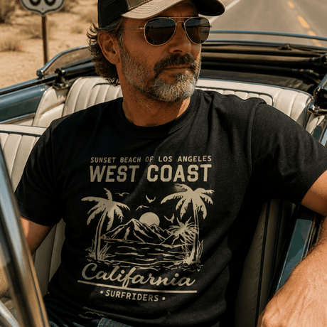 H.D West Coast T-Shirt - Handsome Dans
