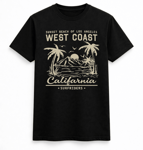 H.D West Coast T-Shirt - Handsome Dans
