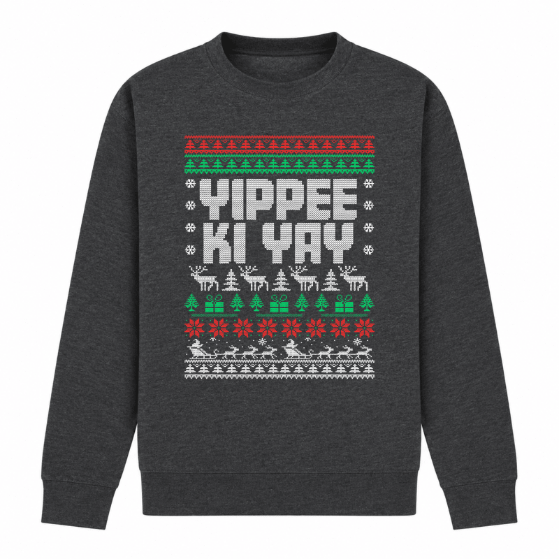 H.D Yippee Ki Yay - Funny Christmas Jumper - Handsome Dans
