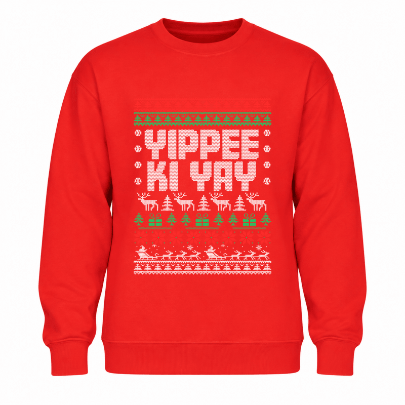 H.D Yippee Ki Yay - Funny Christmas Jumper - Handsome Dans